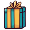 blue gift box icon #2