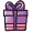 purple gift box icon #1