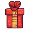 red gift box icon #2