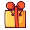 yellow gift box icon #2