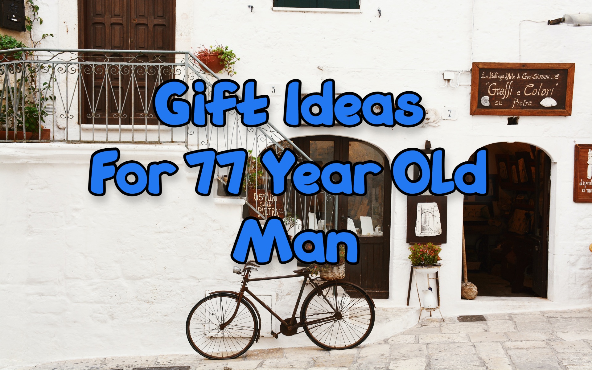 Cover image of gift ideas for 77-year-old man by Giftsedge