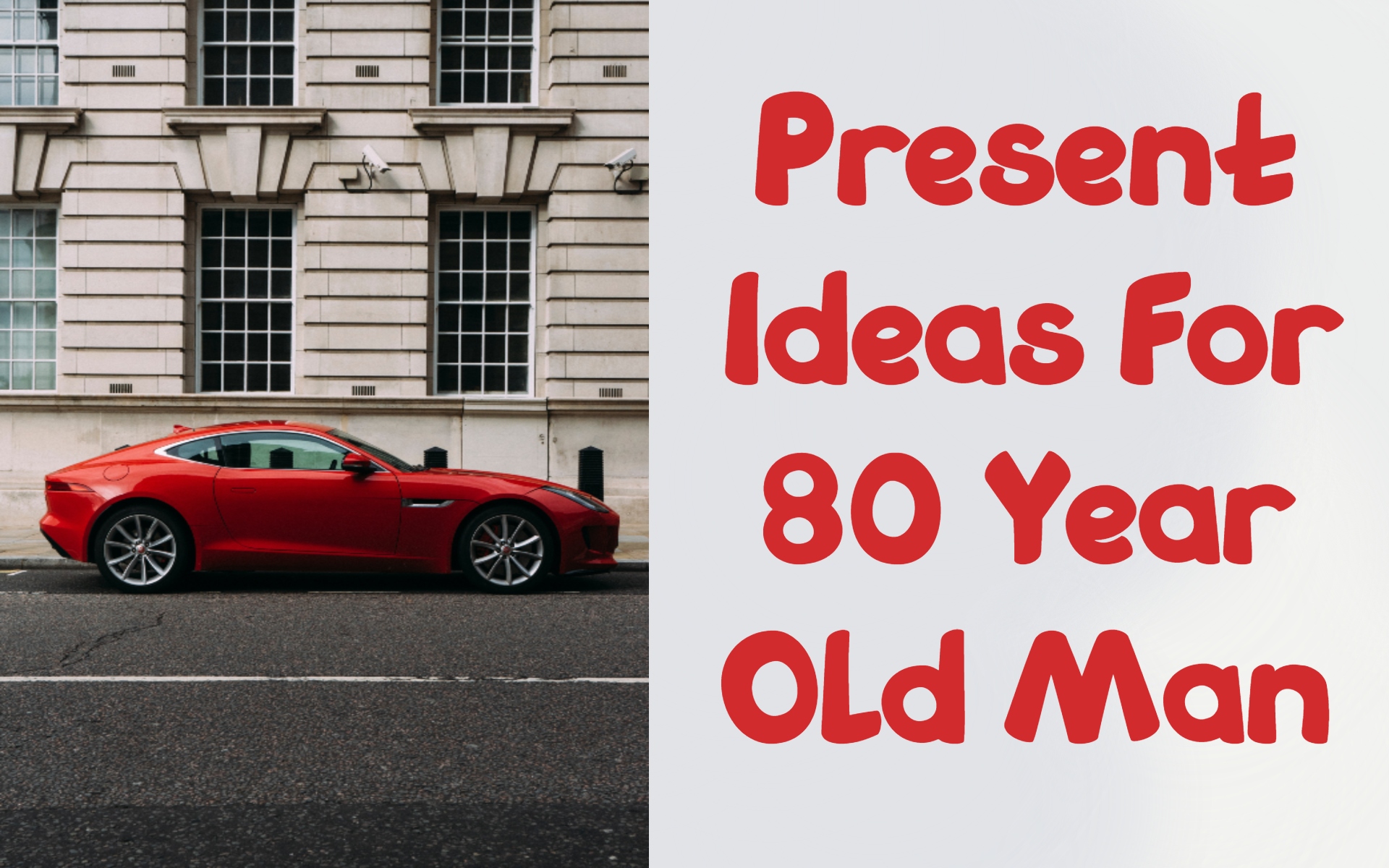 Cover image of gift ideas for 80-year-old man by Giftsedge