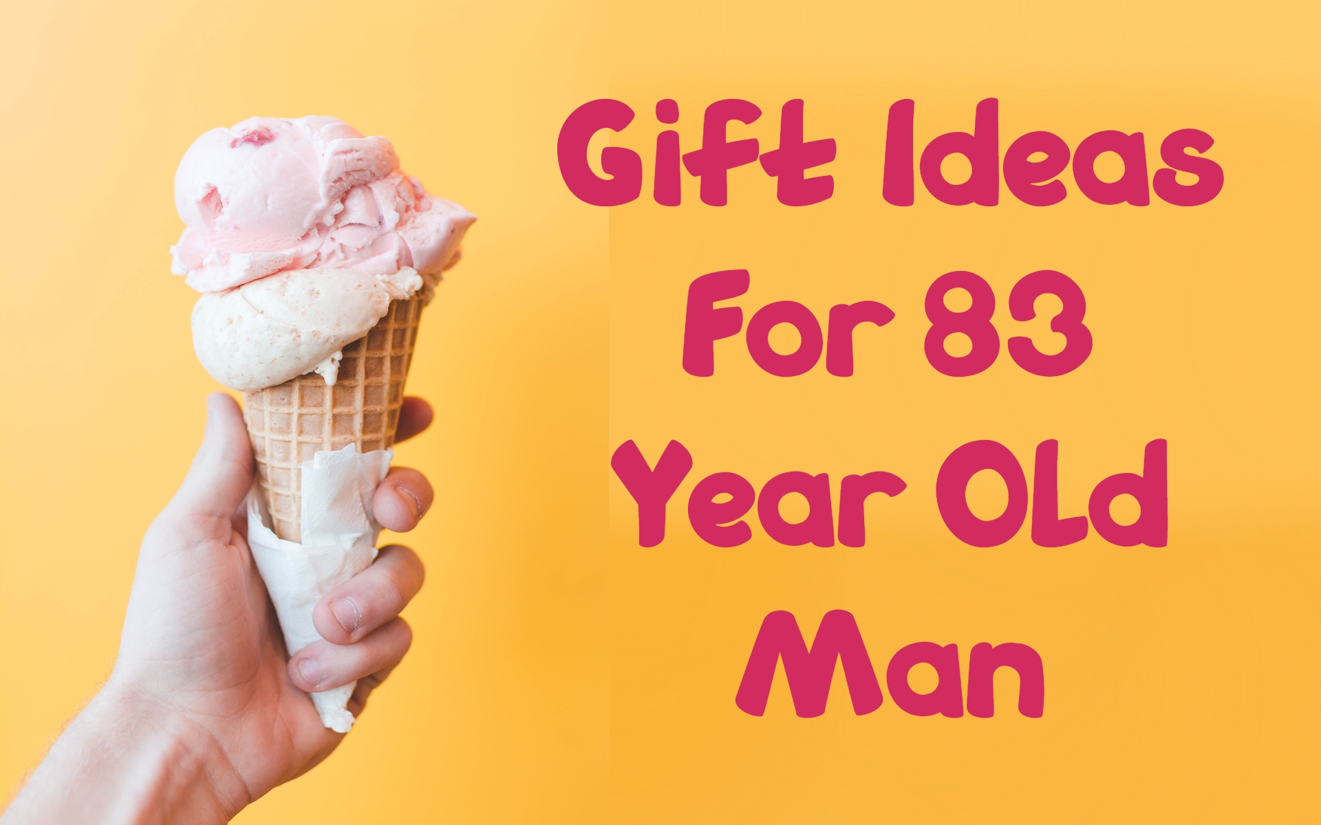Cover image of gift ideas for 83-year-old man by Giftsedge