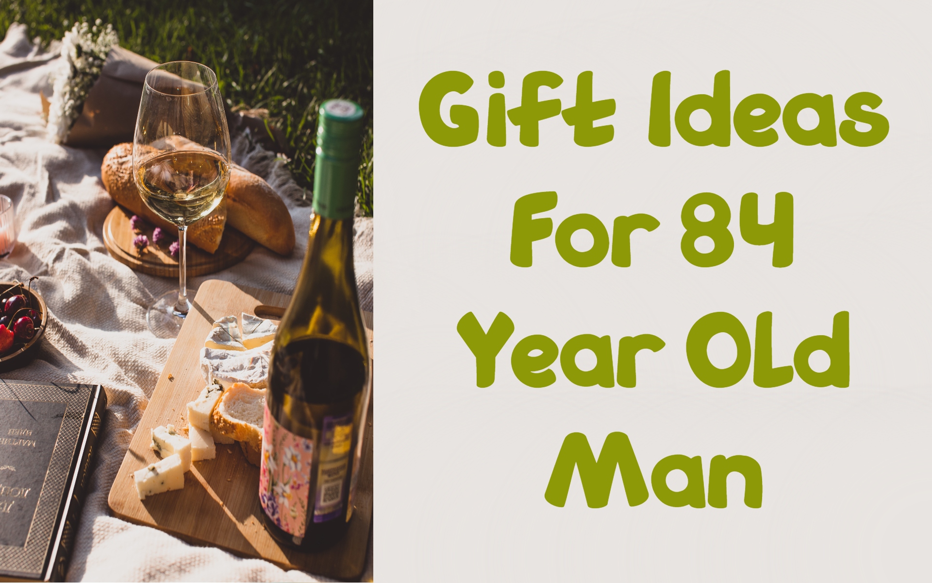 Cover image of gift ideas for 84-year-old man by Giftsedge