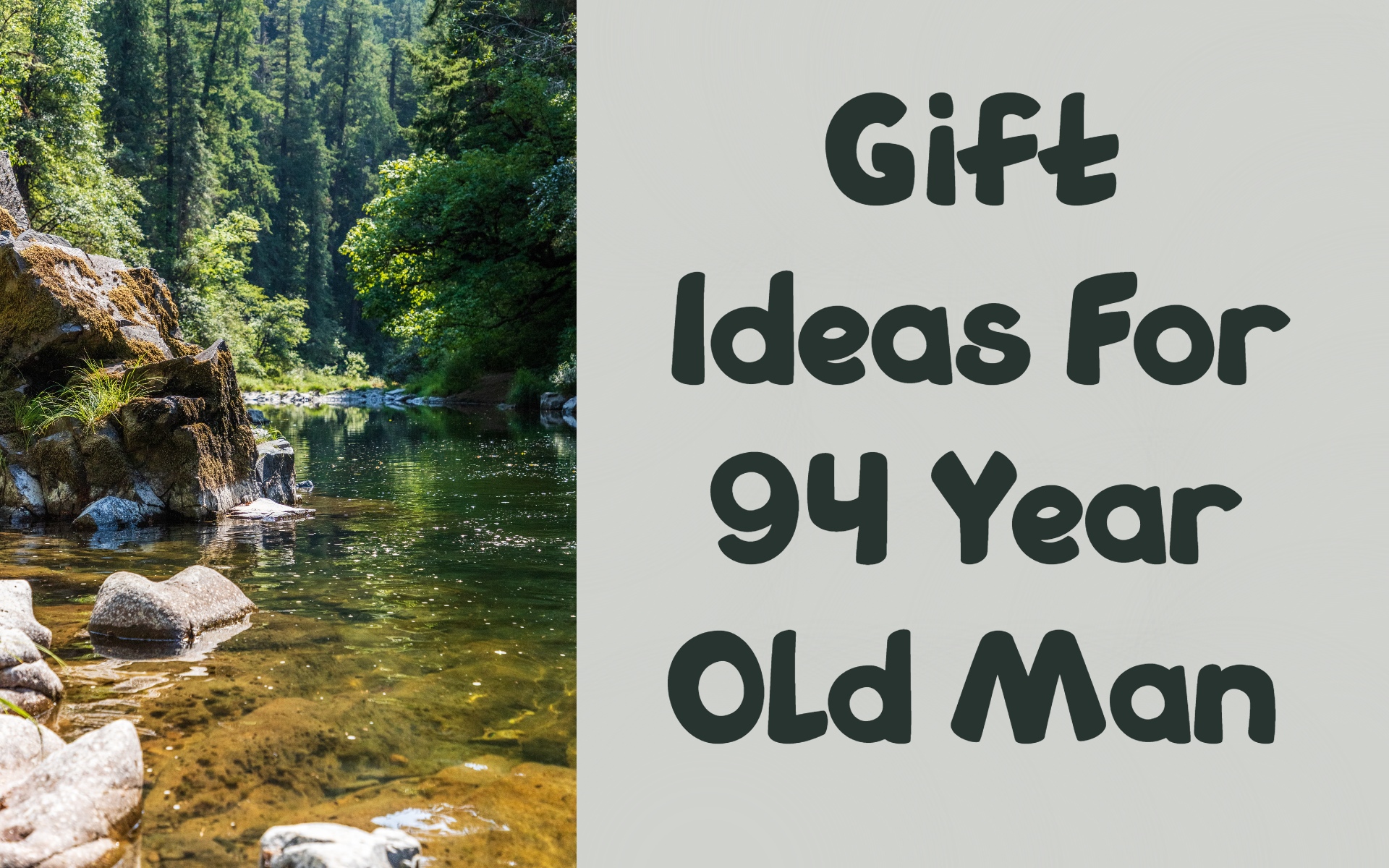 Cover image of gift ideas for 94-year-old man by Giftsedge