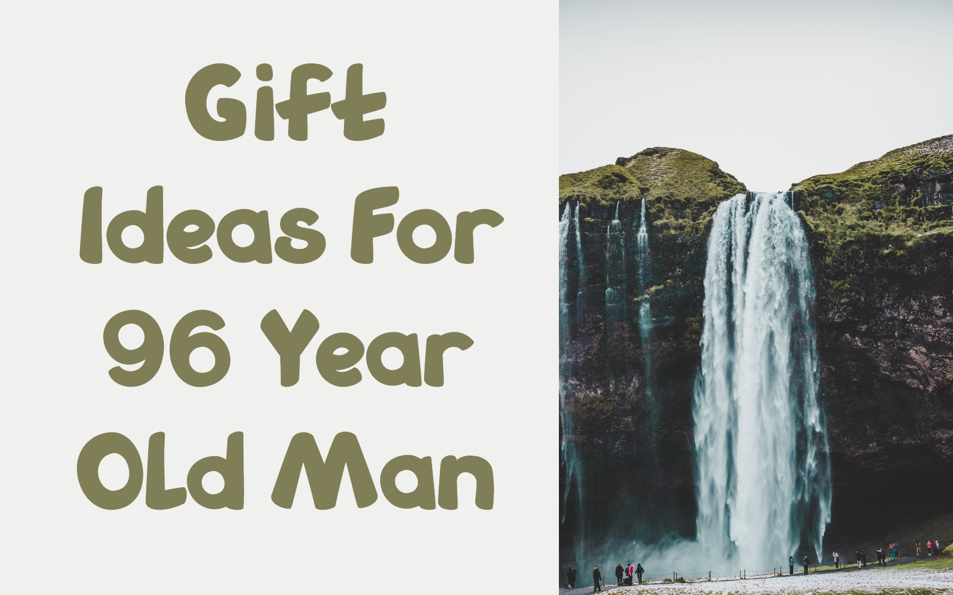 Cover image of gift ideas for 96-year-old man by Giftsedge