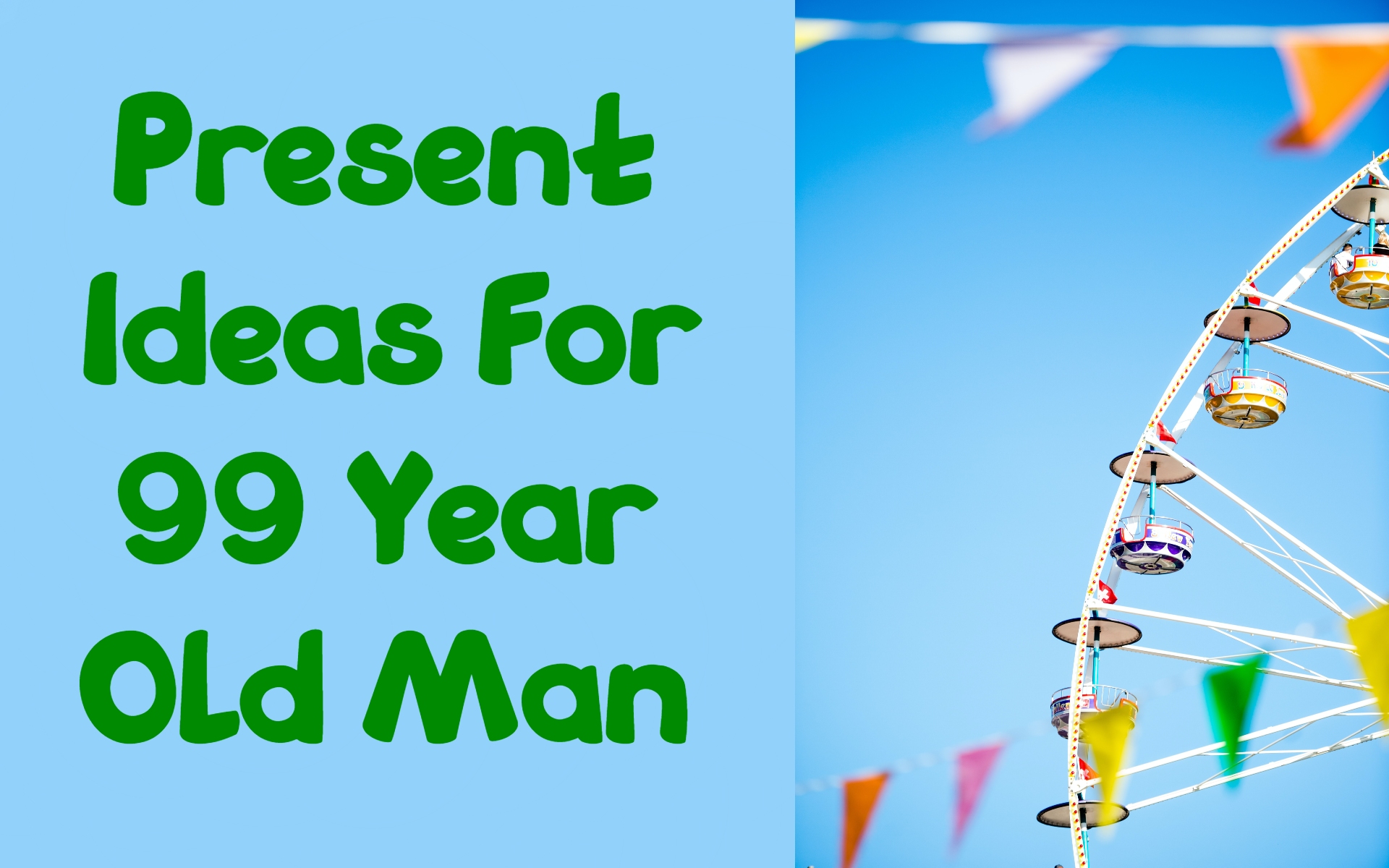 Cover image of gift ideas for 99-year-old man by Giftsedge