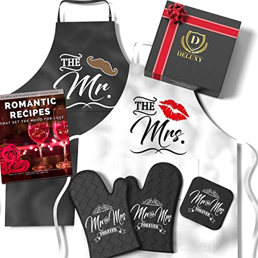 Image of Aprons For Happy Couple